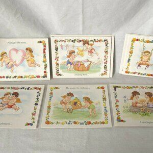90's Vintage Greeting Cards By Creative Horizons Assorted Lot 15 Unused w/11 env
